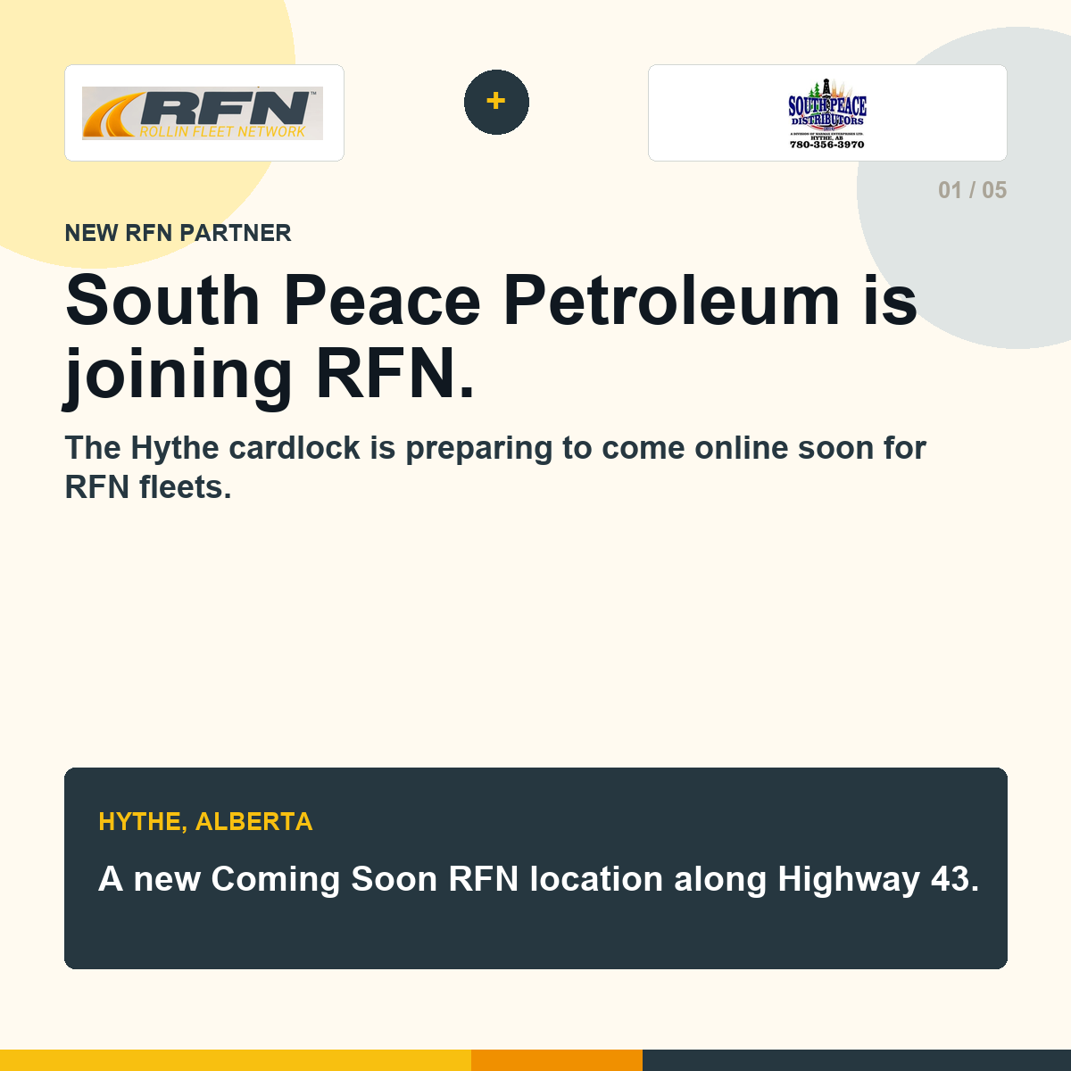 South Peace Petroleum is joining RFN