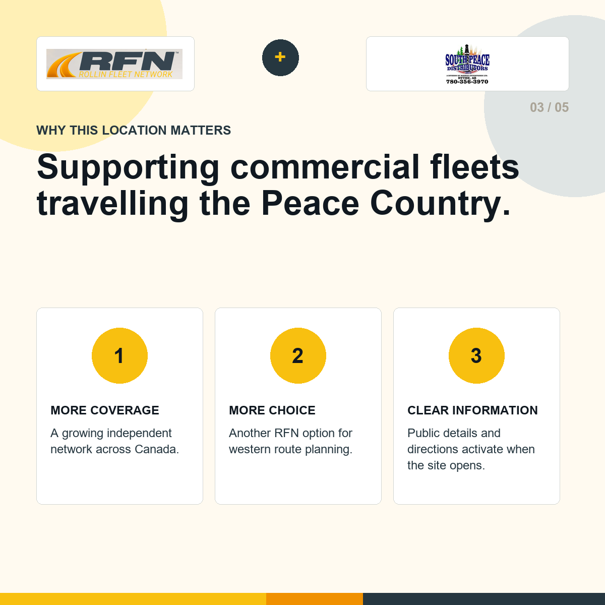 South Peace Petroleum supports Peace Country fleets