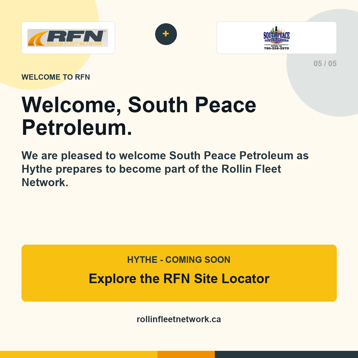 Welcome South Peace Petroleum to RFN